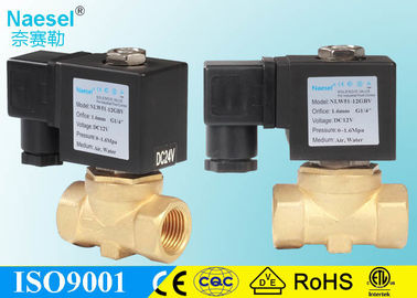 Normal Closed Pilot Operated Directional Valve , NC Energized Miniature High Pressure Solenoid Valve